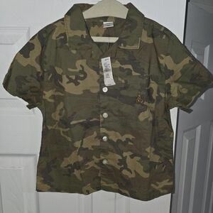 Gap | 4T Kids Camouflage Button-Up Shirt